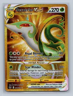 Serperior VSTAR 210/195 Secret Rare Silver Tempest NM 2022 Free Shipping - Image 1