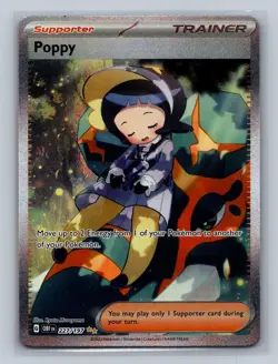 Poppy 227/197 Special Illustration Rare Obsidian Flames NM 2023 Free Shipping - Image 1