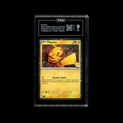 TAG 9 Pikachu Pokemon Day 2026 Promo 051/162 Cosmo Holo English - Image 1