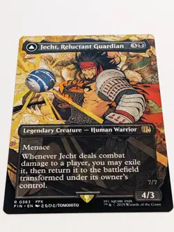 Jecht, Reluctant Guardian Braska's Final Aeon Borderless: Final Fantasy MTG (NM) - Image 1