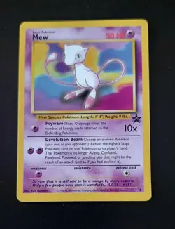 Carta Pokemon • Mew Promo Black Star #8 • ENG Near Mint- - Image 1