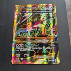 Pokemon TCG JUMBO/Oversized Mega M Rayquaza EX Full Art 98/98 XY Ancient Origins - Image 1