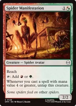 Presale- SPIDER MANIFESTATION x4 mtg NM-M Marvel's Spider-Man 4 Common - Image 1
