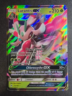 Lurantis GX 15/149 NM SM Base Set Holo Ultra Rare Pokemon - Image 1