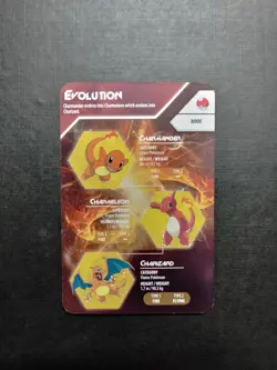 Pokemon Charizard 2015 Kelloggs India Promo Evolution Index Card Foil XY NM - Image 1