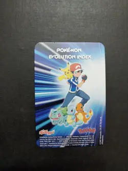 Pokemon Charizard 2015 Kelloggs India Promo Evolution Index Card Foil XY NM - Image 3