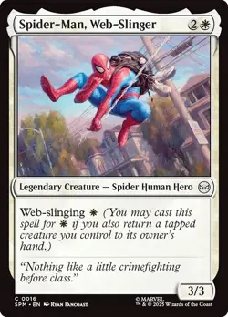 Presale- SPIDER-MAN, WEB-SLINGER x4 mtg NM-M Marvel's Spider-Man 4 Common - Image 1