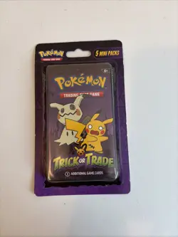 Pokemon TCG - Trick Or Trade - 5 Mini Booster Blister Packs Brand New eBC8-14 - Image 1