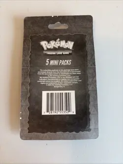 Pokemon TCG - Trick Or Trade - 5 Mini Booster Blister Packs Brand New eBC8-14 - Image 2