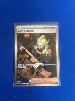 Pokemon TCG Boss's Orders Trainer Full Art Holo Rare Card 265/193 - Image 1