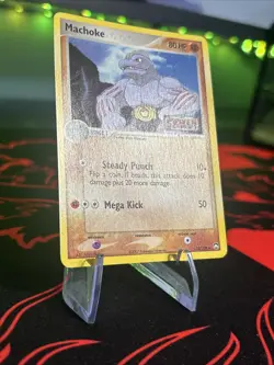 Machoke 33/108 Power Keepers STAMPED Reverse Holo Pokemon Card - Image 3