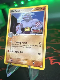 Machoke 33/108 Power Keepers STAMPED Reverse Holo Pokemon Card - Image 4