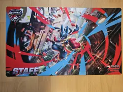 STAFF Playmat Pokemon TCG - Mega Lucario; Regional Championship New & unused! - Image 1