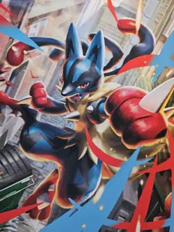 STAFF Playmat Pokemon TCG - Mega Lucario; Regional Championship New & unused! - Image 5