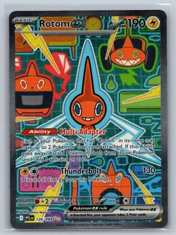 Rotom ex 126/094 Special Illustration Rare Phantasmal Flames Pokemon Holo NM - Image 1