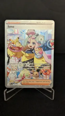 Pokemon Company Iono 269/193 Sv02 Paldea Evolved Special Illustration Rare Holo - Image 4