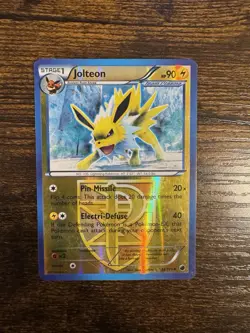 Pokemon TCG Jolteon Plasma Freeze 34/116 Team Plasma Reverse Holo Uncommon - Image 1