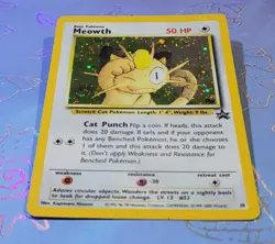 Meowth 10/53 GB Black Star Promo Pokemon Card VLP + Swirl! - Image 4