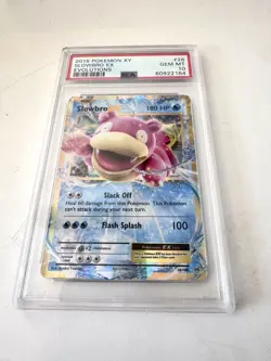 2016 Pokemon XY Evolutions Slowbro EX 26/108 PSA 10 GEM MINT - Image 1
