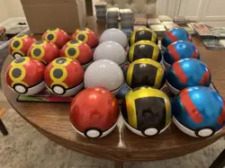 Lot Of 19 Pokemon Pokeball Tins EMPTY NO PACKS - Image 1