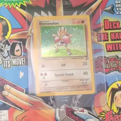 Wizards of the Coast Pokemon TCG Hitmonchan 8/130 Base Set 2 Holo Rare 70 HP - Image 1