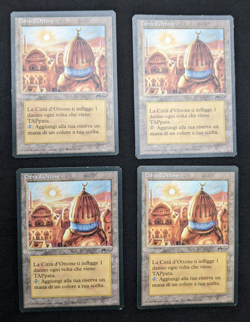 Magic MTG 4x City of Brass FBB Italian Rinascimento Playset www_MoxBeta_com - Image 1