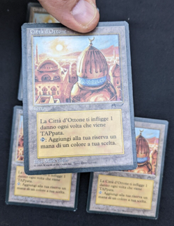 Magic MTG 4x City of Brass FBB Italian Rinascimento Playset www_MoxBeta_com - Image 5