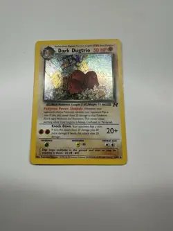 WoTC Pokemon TCG Dark Dugtrio 6/82 Team Rocket Holo Rare English - Image 2