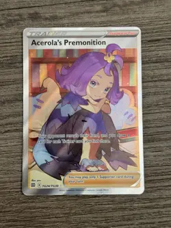 Pokemon Acerola's Premonition TG24/TG30 Brilliant Stars TG Ultra Rare Holo - Image 1