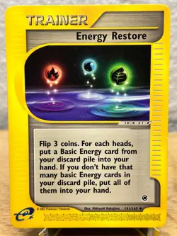 Expedition Base Set Energy Restore 141/165 Uncommon Pokemon NM/LP - Image 1