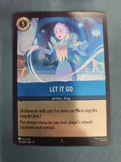 Let It Go 163/204 Rare Disney Lorcana Winterspell Foil - Image 1
