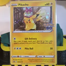 Pokemon Pikachu SWSH234 Cosmos Holo Black Star Promo Card Near Mint Condition - Image 1