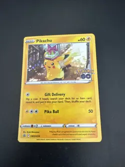 Pokemon Pikachu SWSH234 Cosmos Holo Black Star Promo Card - Image 1