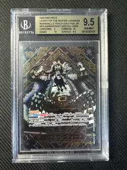 BGS 9.5 Marshall.D.Teach - SP Gold OP09-093 Legacy Of The Master Japanese - Image 1