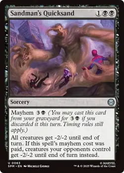 Presale- SANDMAN'S QUICKSAND x4 mtg NM-M Marvel's Spider-Man 4 Unc - Image 1