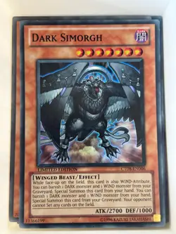 Dark Simorgh CT08-EN006 Super Rare 2011 Collectors Tins Yu-Gi-Oh Near Mint - Image 1