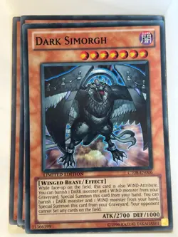 Dark Simorgh CT08-EN006 Super Rare 2011 Collectors Tins Yu-Gi-Oh Near Mint - Image 1