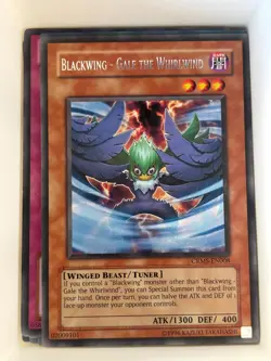 Blackwing - Gale the Whirlwind CRMS-EN008 Rare Crimson Crisis Yu-Gi-Oh Near Mint - Image 1