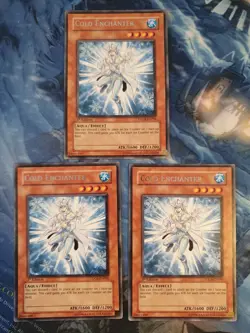 3x Yu-Gi-Oh Rare Cold Enchanter TDGS-EN096 1st Edition playset - Image 1