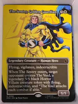 The Sentry, Golden Guardian (Borderless) - R MSH Marvel Super Heroes 358 NM - Image 1
