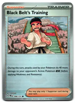Black Belt's Training 098/131 -🌊 Prismatic Evolutions POKE BALL Reverse 🖤 - MP - Image 1