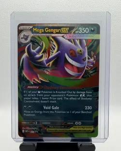 Pokemon Mega Gengar ex #73 Black Star Promo Holo Mega Evolution NM Card - Image 1