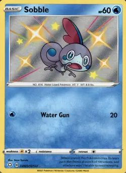 Sobble SV025/SV122 Shiny Rare Shining Fates Shiny Vault Pokemon Holo Near Mint - Image 1