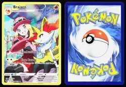 BRAIXEN TG01/TG30 HOLO SILVER TEMPEST TRAINER GALLERY POKEMON NM - Image 3