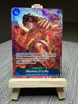 Monkey D. Luffy - OP02-062 Alt Art - Paramount War - One Piece English - Image 1