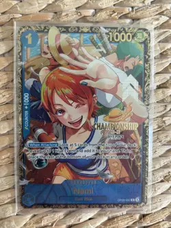 Nami OP09-050 25-26 Championship Promo Regionals EX condition One Piece TCG - Image 1