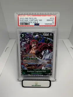 2023 One Piece Winner Vol 5 Volume Eustass Captain Kid #013 PSA 10 GEM MINT - Image 1