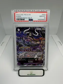 2023 One Piece Kaido Treasure Cruise Winner Promo #ST04-003 PSA 10 - Image 1