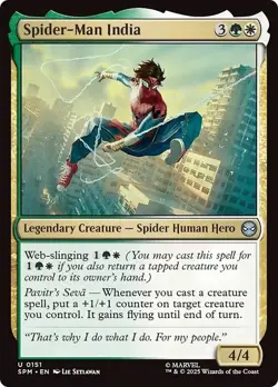 Presale- SPIDER-MAN INDIA x4 mtg NM-M Marvel's Spider-Man 4 Unc - Image 1