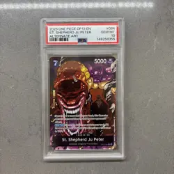2025 One Piece OP13-084 St. Shepherd Ju Peter Alternate Art English PSA 10 - Image 1